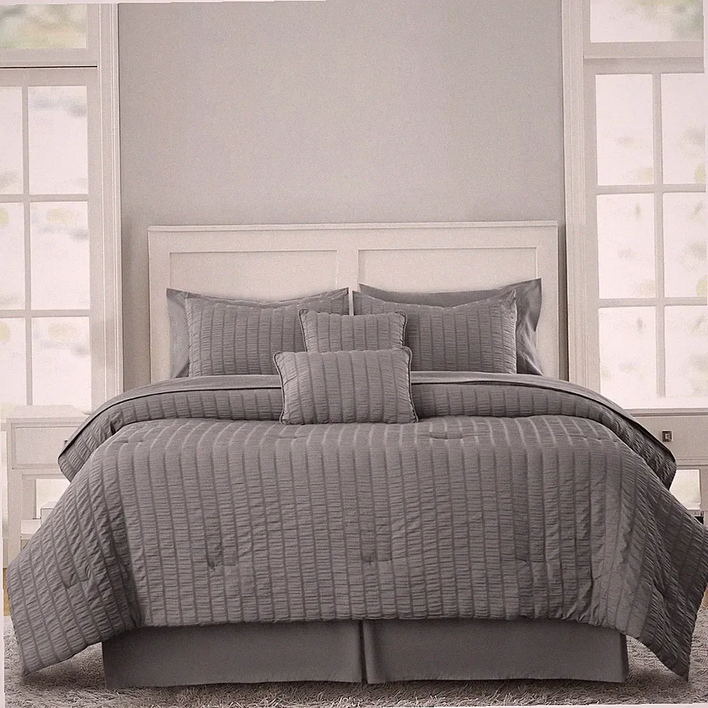 10 Piece Comforter Set Bed in a Bag All Season Reversible Bedding Comforter Sets