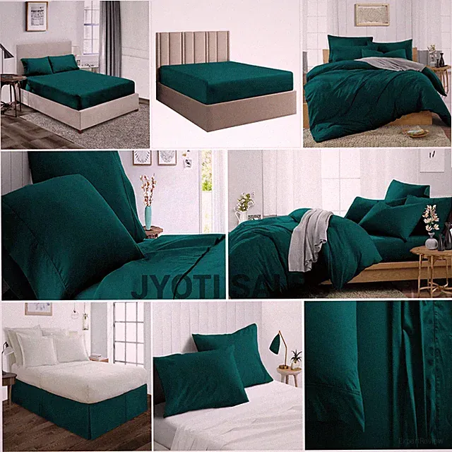 100% Cotton 1000 Thread Count Teal Solid Select Sheets OR Duvet Covers