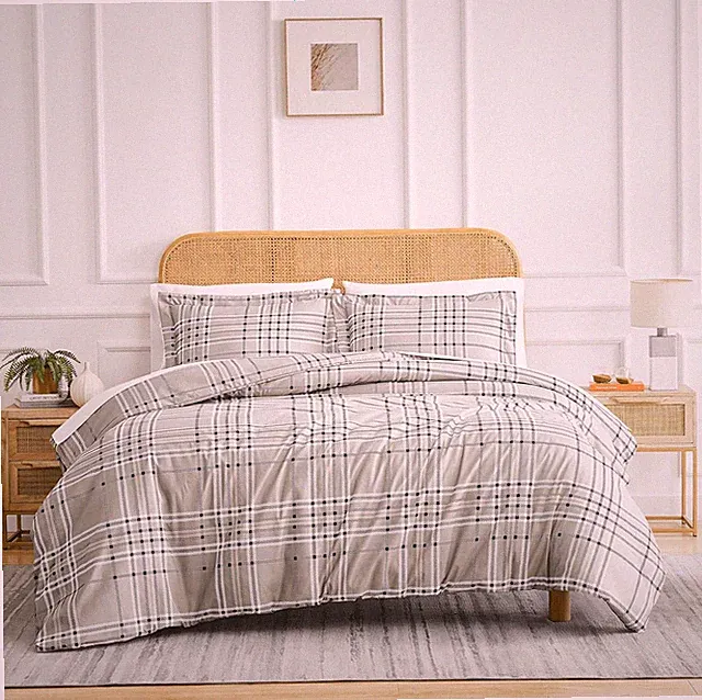 3-Piece Full/Queen Comforter Set with 2 Pillow Shams, Premium Bedding Set, Overs