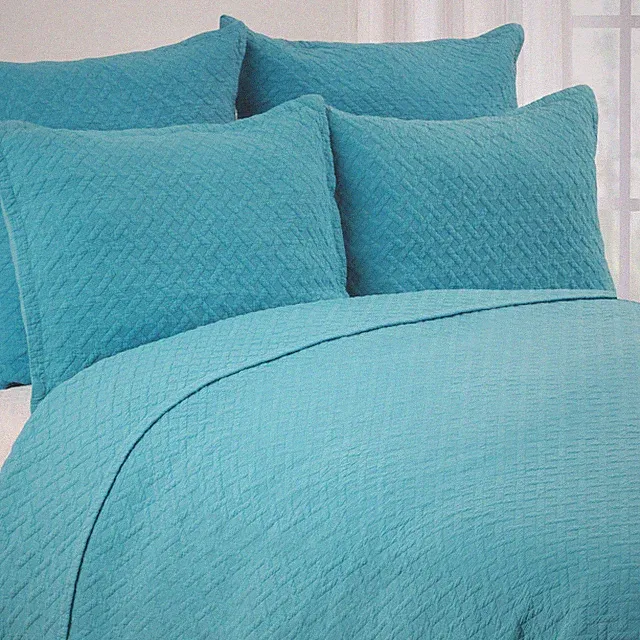 Basketweave Euro Sham Set