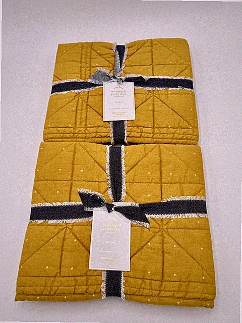 Emily & Meritt Pillow Sham Standard Set of 2 Pindot Pottery Barn New Bedding