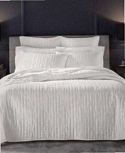 Hotel Collection Chain Link EURO Sham Set WHITE - $175